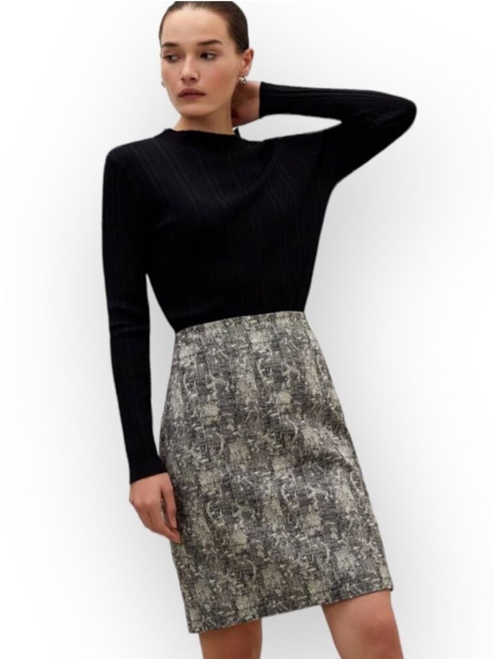 MM LaFleur The Noho Skirt in Crackle